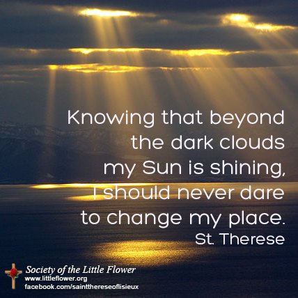 Beyond the dark clouds