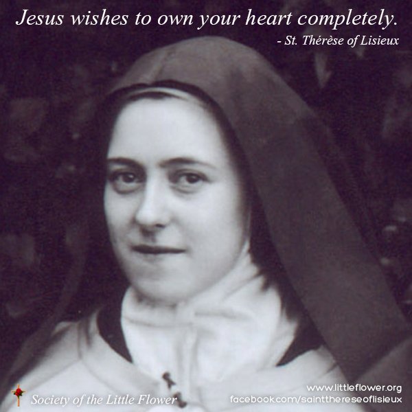 Closeup of St. Therese of Lisieux