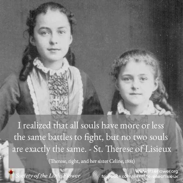 Photo of Celine and Therese Martin as children.