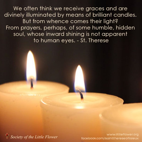 Candles burning