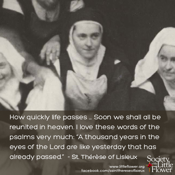 Photo detail of St. Therese of Lisieux, surrounded by her Carmelite sisters, doing wash at an outside wash basin at Le Carmel monastery in Lisieux, France.