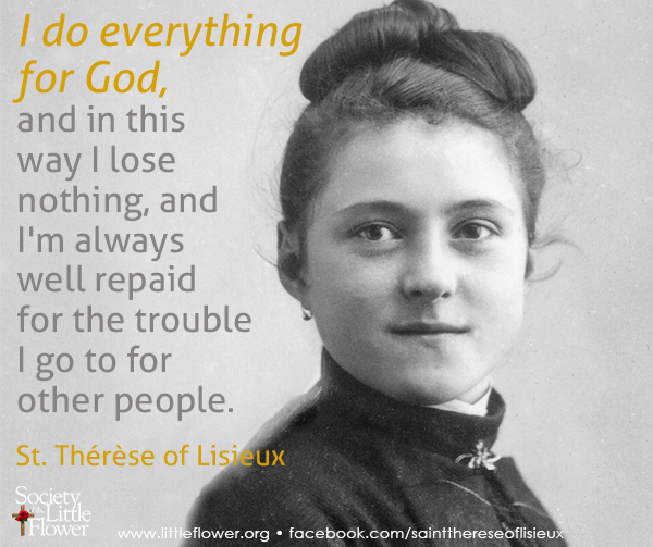 Photo detail of St. Therese of Lisieux at age 16, with her hair put up in an effort to look older. Therese wanted her Bishop to give her permission to enter Le Carmel early.