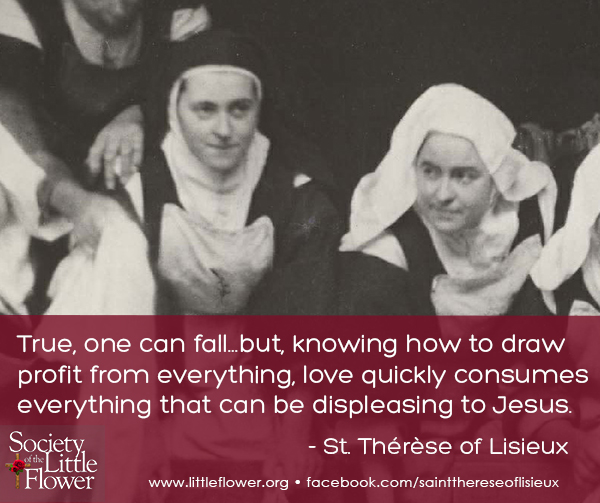Photo detail of St. Therese of Lisieux, surrounded by her Carmelite sisters, doing wash at an outside wash basin at Le Carmel monastery in Lisieux, France.