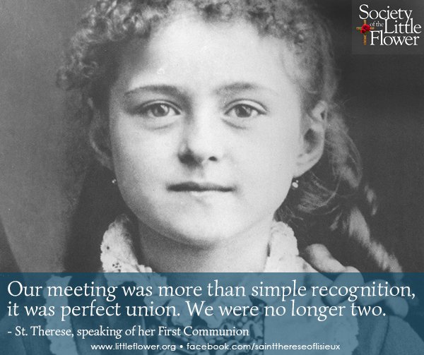 Photo detail of St. Therese at age 8.