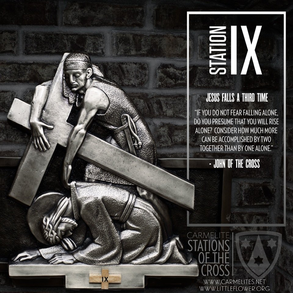 Stations of the Cross: Station Nine