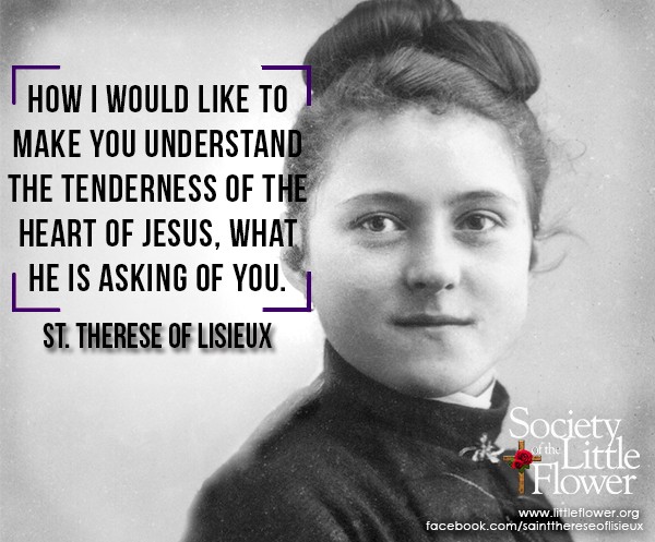 Photo detail of St. Therese of Lisieux at age 16, with her hair put up in an effort to look older. Therese wanted her Bishop to give her permission to enter Le Carmel early.