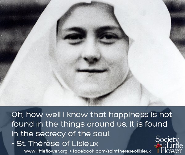 Photo of St. Therese of Lisieux as a novice.