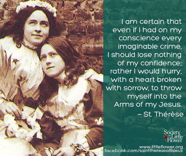 Photo of St. Therese and her sister, dressed to play roles in a spiritual play about Joan of Arc.