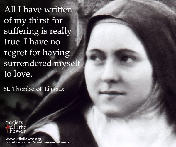 Photo detail of St. Therese of Lisieux in a group shot at Le Carmel monastery.