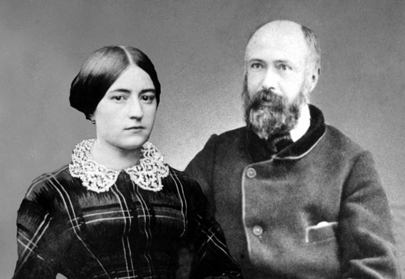Photo of St. Therese's parents, Sts. Zelie and Louis Martin.