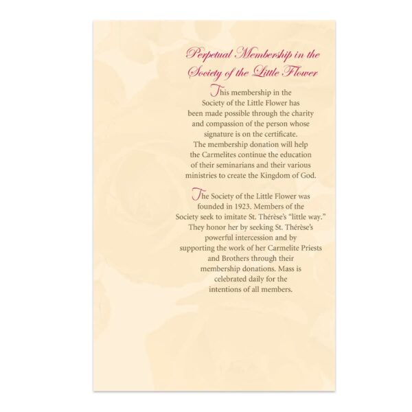 Perpetual Deceased Mass Card (Blank) - Image 2