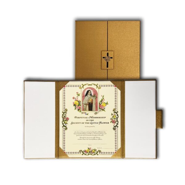 426 Certificate in Gold folder