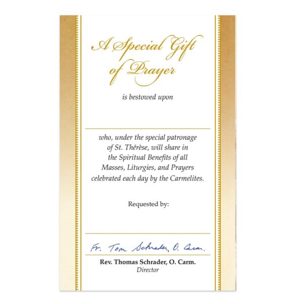 Special Living Mass Card (Blank) - Image 3