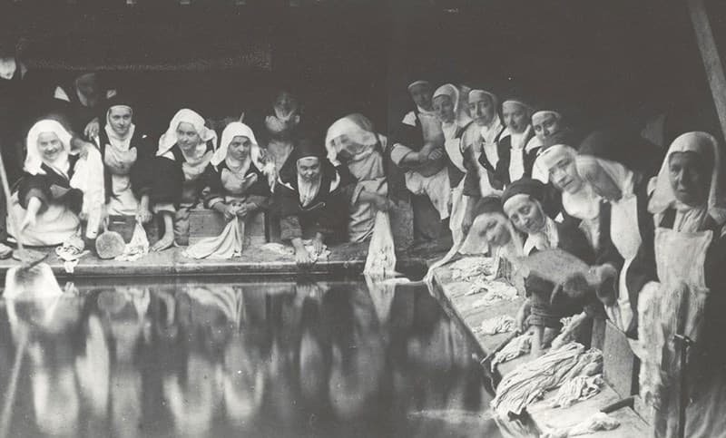 St. Therese and the nuns at Lisieux on washing day