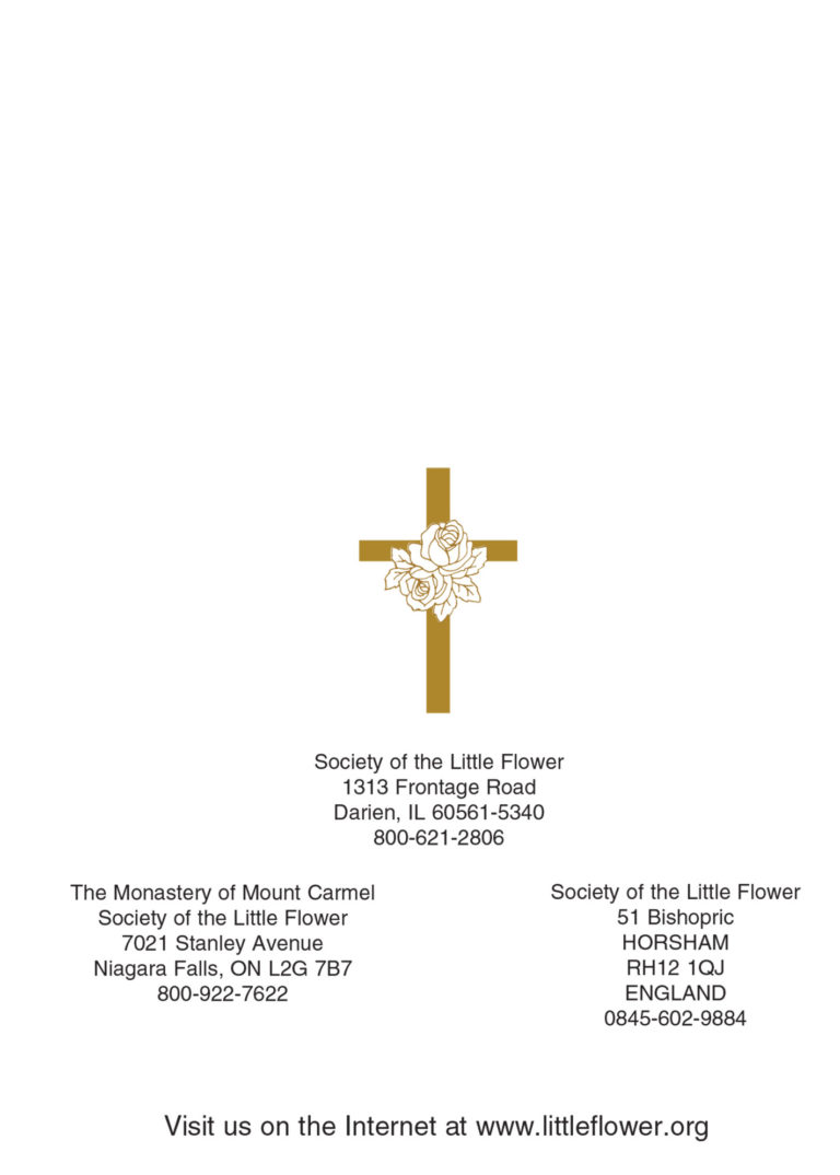 children's mass card