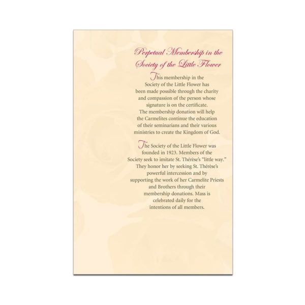 Perpetual Deceased Mass Card