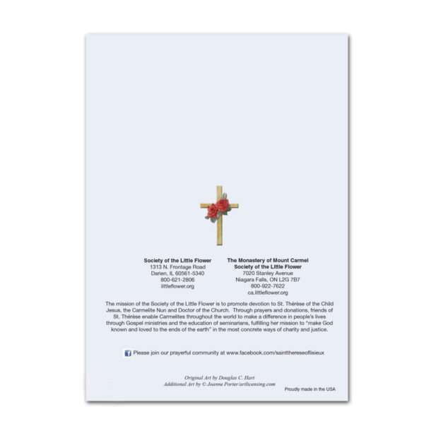 2023 Easter Mass Card Back page
