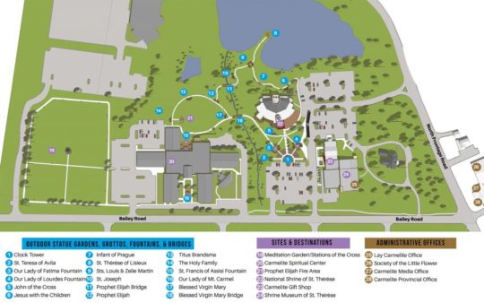 Carmelite Campus Map