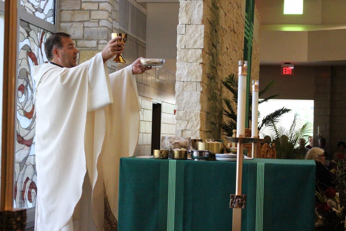 Fr. Tom presides over Feast Day Mass