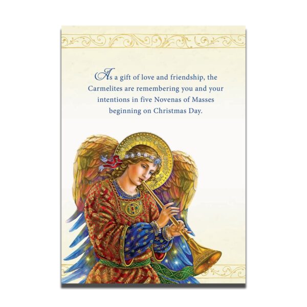 Christmas blessing with angel 123