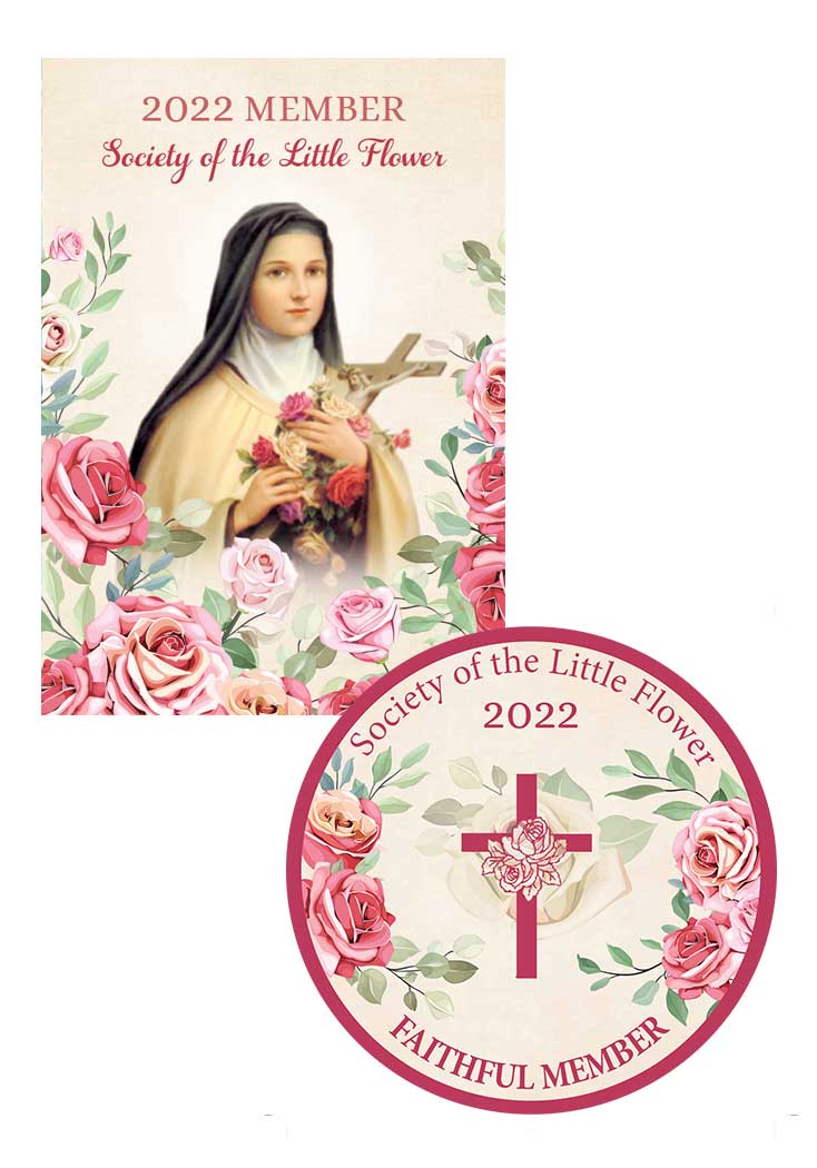 2022 Little Flower Membership Card and Magnet