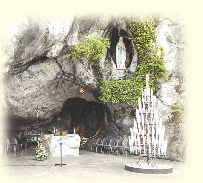 Our Lady of Lourdes Grotto Craft - Shower of Roses Blog