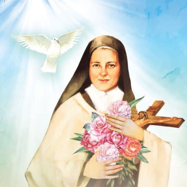 St. Therese and dove of Peace