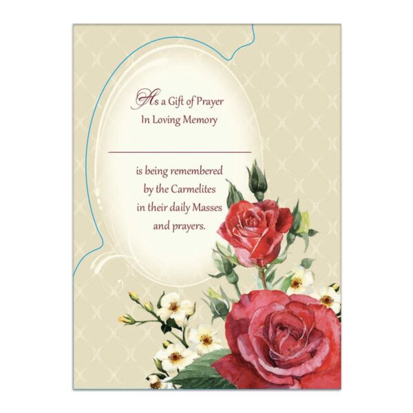 Memorial Prayer for Peace Card (Blank) - Image 2