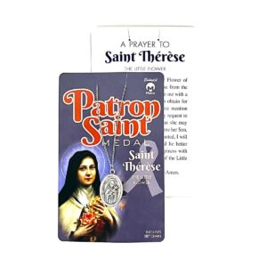 St. Therese Silver Medal with Chain