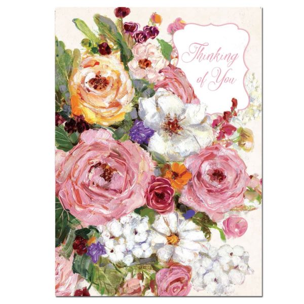 Colorful Flowers Thinking of You card #354 Cover
