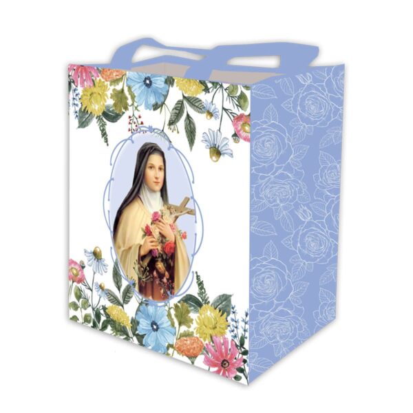 Front of St Therese Spring Tote Bag featuring image of St Therese.