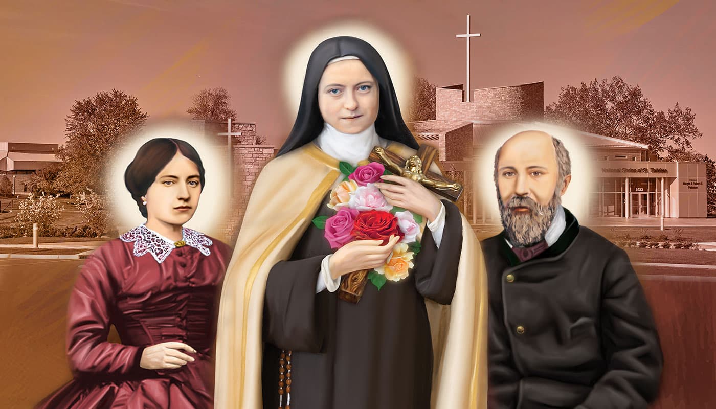 St Therese and parents Sts Louis and Zelie
