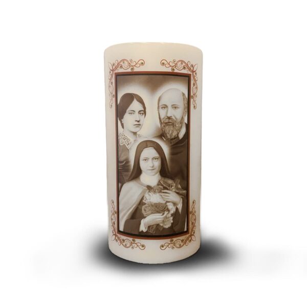 Sts. Therese, Louis & Zelie Martin Candle