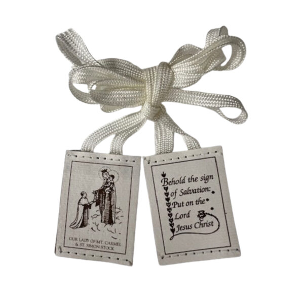 Our Lady of Mount Carmel white scapular