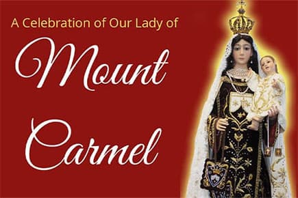 Our Lady of Mount Carmel Statue.