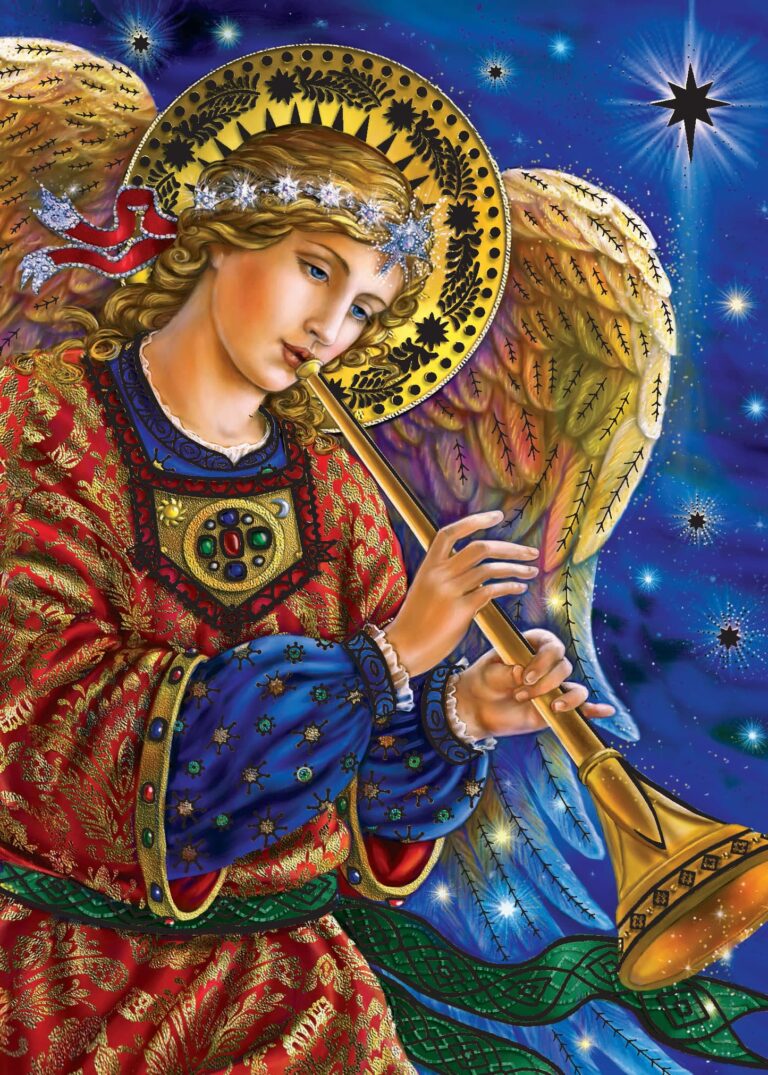 Angel Christmas Card #123
