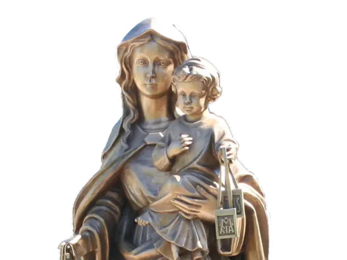 Our Lady of Mt. Carmel Bronze Statue