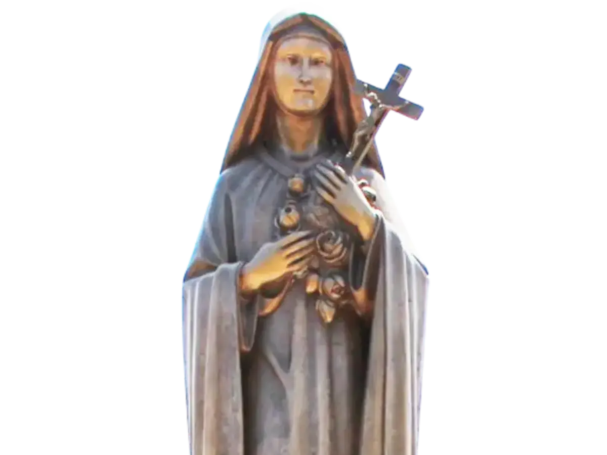 St Therese Bronze Statue