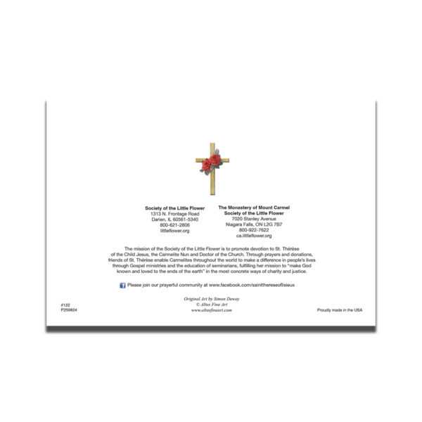 122 Baby Jesus Christmas Card back