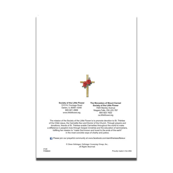 123 Angel Christmas Card back
