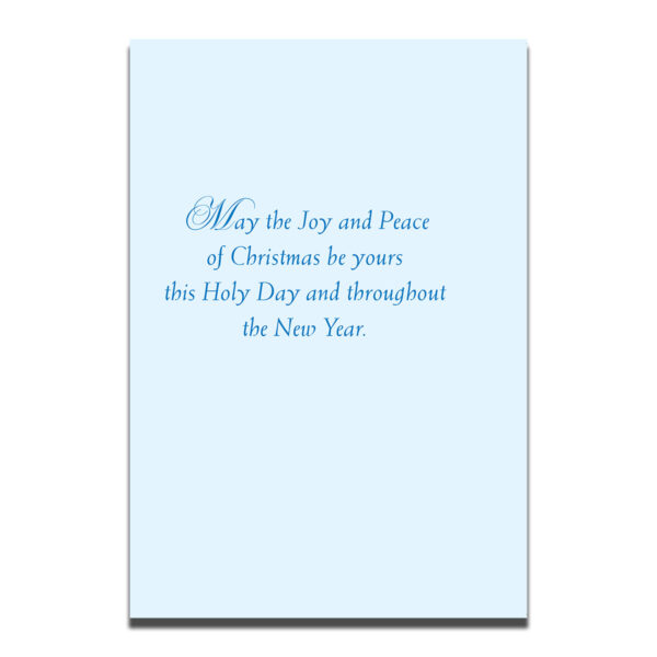 124 Little Drummer Boy Christmas Card with spiritual message